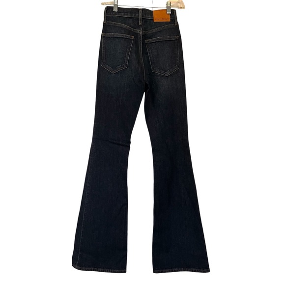 DENIM FORUM Marianne Flare Dark Blue Jeans Size 23 NWOT - Picture 6 of 17